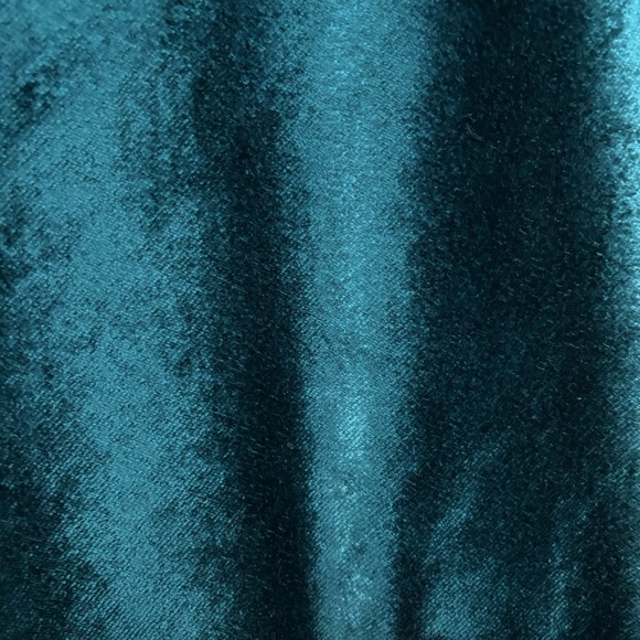 J Jill Velvet Loose Fit No Stretch Knee Length Emerald Green Dress - Picture 9 of 10